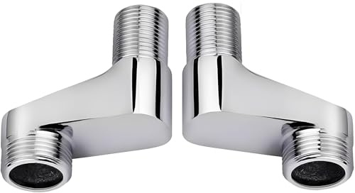 Alriedy S Connector/S-Anschluss 1/2 auf 3/4 Tap Adapter, Verstellbarer Shower Fittings Adapter Für Dusch & Wandarmaturen, Kupferbeschichtung 65 mm, G1/2 Auf G3/4 Wasserhahnanschluss, Hochwer