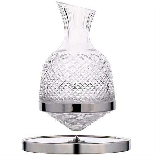 Funda enfriadora Separador de Vino Giratorio Vaso de Whisky Tinto Botella de Vidrio Gyro Decantador Giratorio de 1500 ml Herramientas de Barra de Cocina Enfriador de Vino