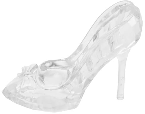 Homoyoyo High-heel-ringhalter Aus Klarem Material Zum Aufbewahren Von Ringen Und Ohrringen Als Schmuckorganizer Und Präsentationsständer Für Schmuck Für Zuhause Geschäft Oder Ausstellung