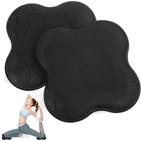 ELAYARD Kniekissen Multifunktionale Kniepad Matte aus Eva Yoga 2 Stück mit Rutschfestem Design und Einzigartiger Form für Sport und Yoga zu Hause