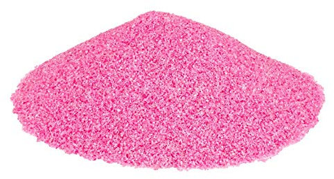 NaDeco Dekosand Brilliant pink 0.1-0.5mm 1kg Pinker Farbsand Zierkies in pink Dekokies pink Quarzsand Streusand Farbiger Deko Sand