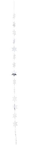 Capizkette kleine Sterne silber Länge:120cm