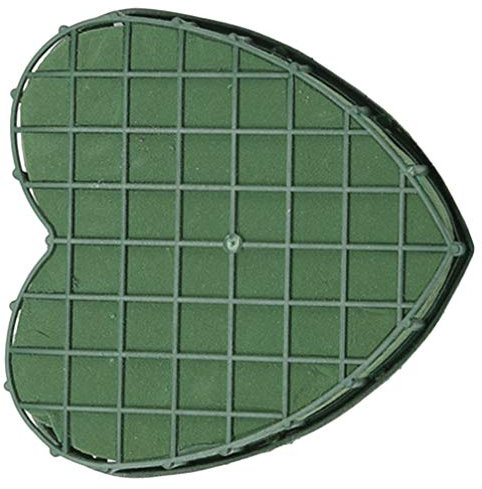 Milisten Floral Foam Grande Cage Heart Floral Foam Blocks Florist Sponge Floral Bricks for Table Centerpiece Floral Arrangement Size XS