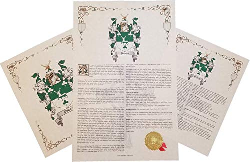 Mr Sweets Gritter - Coat of Arms, Crest & History 3 Print Combo - Surname Origin: German Germany