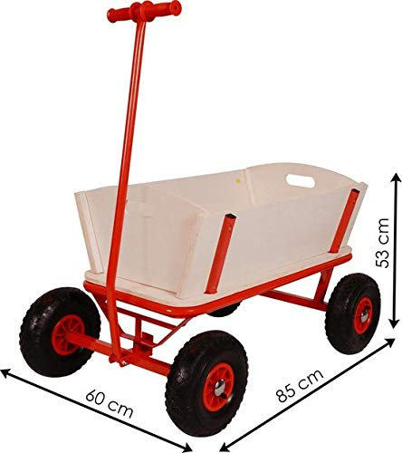 Opvouwbare Bolderwagen / Bolderkar - Hout 93.5x60x52cm
