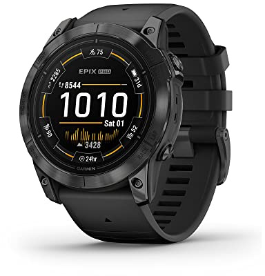 Garmin epix Pro (Gen 2), 51 mm, smartwatch ad alte prestazioni, tecnologia di allenamento avanzata, torcia integrata, nero
