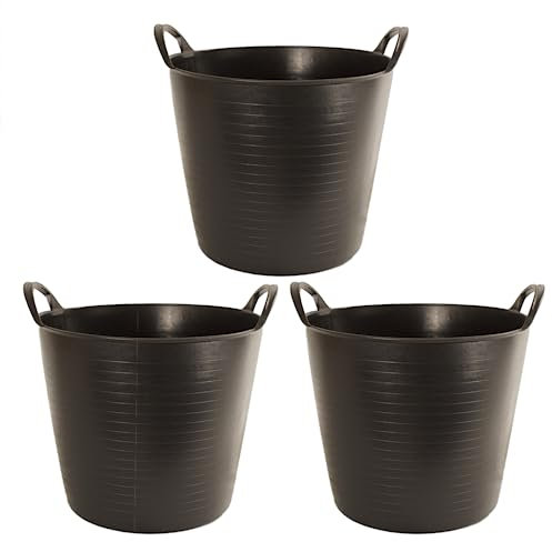 26 Litre Flexi Tub Garden Home Flexible Colour Rubber Storage Container Bucket Flex Tub (3)