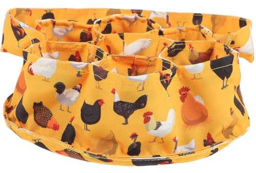 Cabilock Eggs Collecting Bag Chicken Egg Collector Holder for Fresh s Holders Hen s Container Bag Chicken Cartons Countercades Basket Bulk Canvas