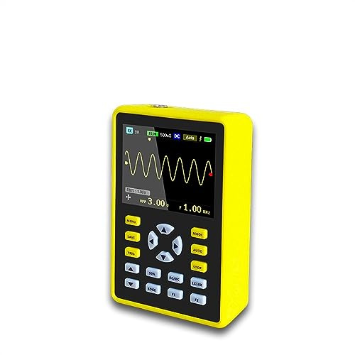 Osciloscopio Osciloscopio Digital de Pantalla de 5012H y 2,4 Pulgadas, tasa de muestreo de 500 MS/s, Ancho de Banda analógico de 100 MHz, Compatible con Almacenamiento de Forma de Onda