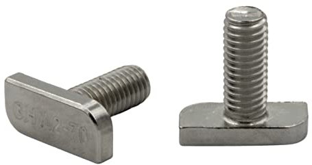 BRESKO Hammerkopfschrauben (10, 8x25 mm M8) 20-40 mm Edelstahl A2 Solar Anlage Photovoltaik Rostfrei Solarbefestigung Hammerkopf Hammerschrauben