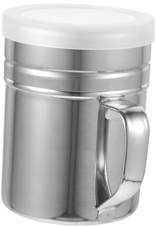 CIYODO Shaker per e Spezie Acciaio Inossidabile Ricaricabile con Ergonomico per Cucina Dosatore per Cacao Polvere Cioccolato e