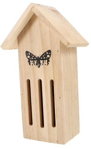 IWOWHERO Schmetterlingshaus Aus Holz Hängendes Insektenhaus Schmetterlingsfutterhäuschen Garten Dekoration Schmetterlingsunterstand Hängehabitat Für Draußen