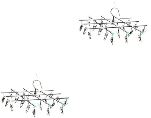 IMIKEYA 2st Multifunktionale Sockenständer Wäscheständer Zum Trocknen Von Kleidung Bausatz Wäscheständer Für Kleidung Sicher Zu Verwendender Faltbar Kleiderständer Trocknen