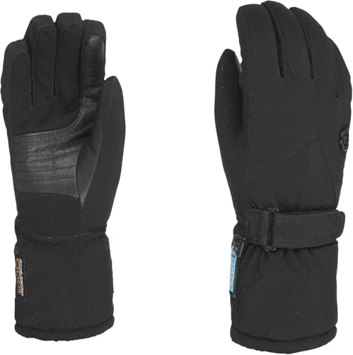 Level Jolie W - Skihandschuhe Damen, mit Verstellbarem Riemen, Winterhandschuhe Damen Wasserdicht, mit Pelzmanschetten, Thermohandschuhe, für Snowboard und Skifahren - 1 Paar