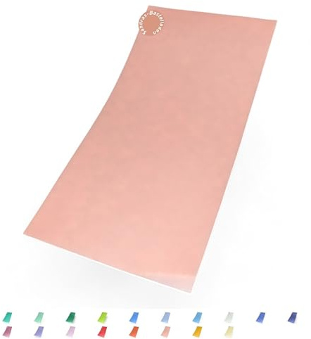 Sandras-Bastelladen - Pearl - Kerzen Verzierwachsplatte - 200 x 100 x 0,5mm Rosa