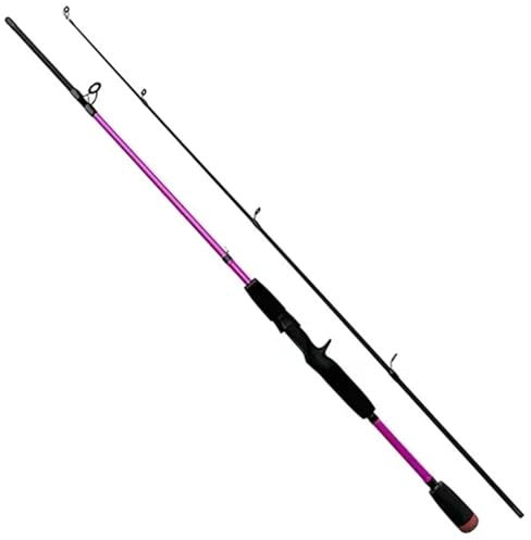 EKalgretrA Stipprute Casting-Angelrute, 2 Abschnitte, Köder, 8–25 g Schnur, 8–15 lb Spitze, schnelle, ultraleichte Forellenbarschruten, Angelgerät Teleskopangel(Casting Rod,1.65M)