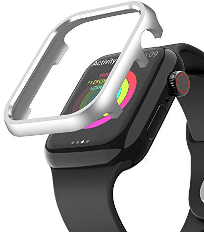 Kompatibel med Apple Watch Series 10 hölje i rostfritt stål, metallskal, reptåligt, ultralätt skyddshölje, stötdämpare, aluminium, klockfodral, tillbehör, skydd, kompatibelt med iWatch 46 mm serie 10,