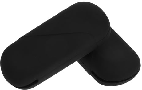 COLLBATH Caja De Silicona Para Almacenamiento Menstrual 2 Unidades Negro, Funda Ligera y Portátil Para Viajes, Práctica Protección Higiénica Femenina Adecuado Para Actividades Al Aire Libre