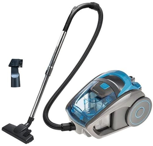 Aspirateur cylindrique cyclonique sans Sac Home Accessorie, 2500 W - Léger, Silencieux, Filtre HEPA, Tuyau Extensible - Idéal pour Les Tapis