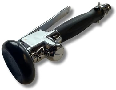 VM Europa Profi Gastro Handbrause Schwarz mit Feststellbügel | 1/2 Standard-AG | Ersatzbrause für Geschirrbrause | 24,5cm lang mit 35mm Sprühkopf | 792g Gastromodell für professionelle Großküchen