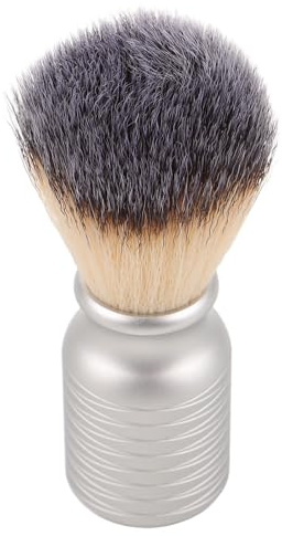 FONDOTIN Brocha de Afeitar para Hombre y Ergonómica Cepillo de Espuma Rápida para Afeitado Tradicional Cuidado Facial y Barba Sensible para Viaje