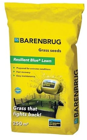 Barenbrug Semi per Prato Resilient Blue® Lawn, Recupero Rapido, Manutenzione Facile, 5 kg, 250 m²