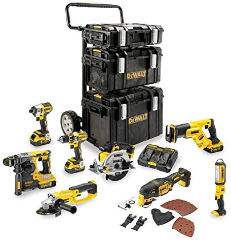 Dewalt dck897p4-qw Gemeinsam Hörer in 7-teilig D Outillage – 4 inkl. Akkus, Kästen und Trolley