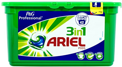 Ariel Professional 3 in 1 Pods Regular Wasch-Kapseln Liquitabs, 42 WL - 1 Stück pro Pack