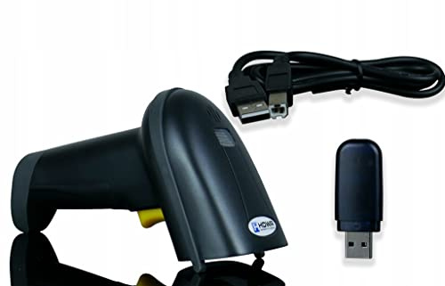 Drahtlos, Barcode, Laser-Scanner, Laser-Lesegerät, Integrierter Speicher, Funkwellen-Technologie, scannt EAN-13 und andere Codes, HDWR HD44