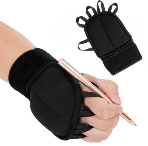 TYYIHUA Pesas de mano para habilidades motoras finas, guantes pesados para temblores, ayuda para temblores de manos y pacientes con Parkinson, pesas de escritura y herramienta de fortalecimiento de