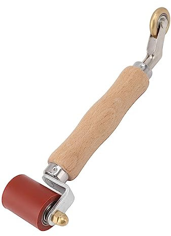 TOWEBOORY Rullo di Saldatura, 40mm Rullo Pressore Silicone 2 in 1 Rullo di Pressione Mano Resistente Alle Alte Temperature per la Saldatura di Materiali Sintetici, Teloni in PVC e Pellicole (Rosso)