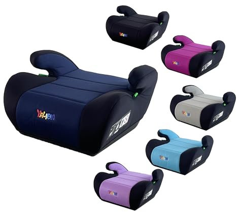 YALION Kindersitzerhöhung Sitzerhöhung Auto Kinder Kinderautositze Sitzerhöhungen- Kindersitz/Autositz für Kinder (Dark Blue-A1)