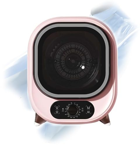 JYXYXSCP Small Condensing Drum Dryer, Portable 5 KG Ventilated Mini Dryer, Travel Apartment Student Dormitory Hotel Home (Pink)