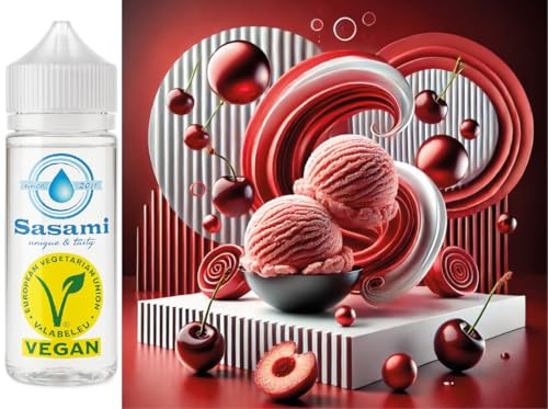 Amarena (panna-ciliegia) gelato ghiacciolo aroma concentrato - vegano - Sasami - 100ml