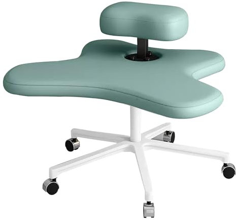 Meditationsstuhl, Kniestuhl mit gekreuzten Beinen für ergonomische Sitzhaltungskorrektur, höhenverstellbar, für Computerarbeiter, Yoga-Liebhaber, Meditation,Grün-Einheitsgröße