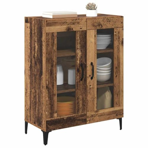 vidaXL Sideboard Gammalt trä 69,5 x 34 x 90 cm