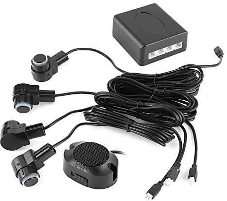 Reverse Radar Parking Assistant Intelligent Parking Assistance System 4 Sensor Probe Car Auto Reverse Radar 65Db Buzzer Alert Kit