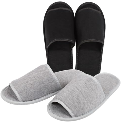 Cabilock Pantofole da Interno Unisex 2 Paia Ultraleggere Pieghevoli Traspiranti Monouso per Hotel Viaggi e Spa