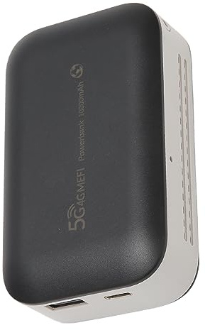 ANGGREK WiFi Hotspot Router, 4G LTE Portable Wireless Modem Router con Ranura para Tarjeta SIM para Viajes Negocios Exteriores Transmisión en Velocidad de 300Mbps