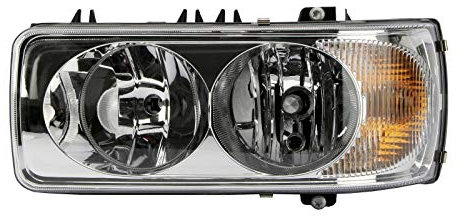 DT Spare Parts 5.81172 Hauptscheinwerfer, links, mechanische Höhenverstellung, 24 V, H1 für LKW