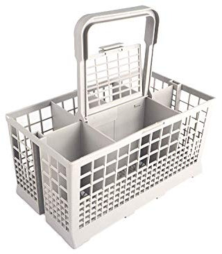 Sanfor Panier Universel à Couverts pour Lave-Vaisselle 7 Compartiments Gris Taille Unique 24 x 13,50 x 12,50 cm
