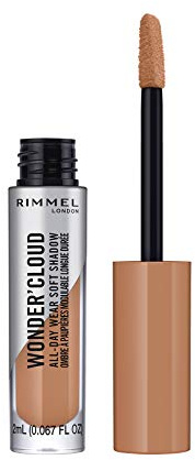 Rimmel London Wonder'Cloud Eyeshadow, Buildable, Long-Wearing, Built-In Primer, 001, Honey Drop, 0.06oz