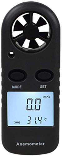 JJJ Digital Anemometer Airflow Thermometer Sailing Anemometer Surfing Use Tester Outdoors Sailing Surfing Use Wind Speed Meter