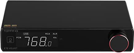 Fanmusic Topping E70-VELVET DAC AK4499EX XU316 RCA XLR Bluetooth 5.1 Unterstützung LDAC Übertragung Low-Noise Voltage Reference Decoder