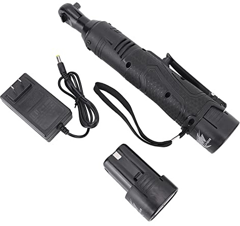 Vomeko 3/8 Pollici 90 Gradi Ad Angolo Retto Chiave a Cricchetto 18 V Batteria al Litio Ricaricabile Ideale Per Spazi Ristretti Chiave a Cricchetto Senza Fili.(Europe 220V)