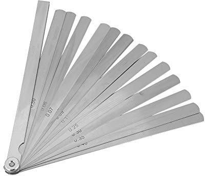Spessimetro, Spessimetro in Acciaio a Lama Dritta da 200 Mm, Kit di Strumenti di Misurazione con Doppia Marcatura Per Riparazione, Basso Elettrico