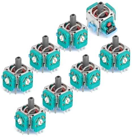 EEEKit 3D Joystick Module, 8 Pcs 3D Analog Joystick Module Sensor Stick Replacement,Analog Stick Joystick Thumbstick Replacement Compatible with PS5 Controller