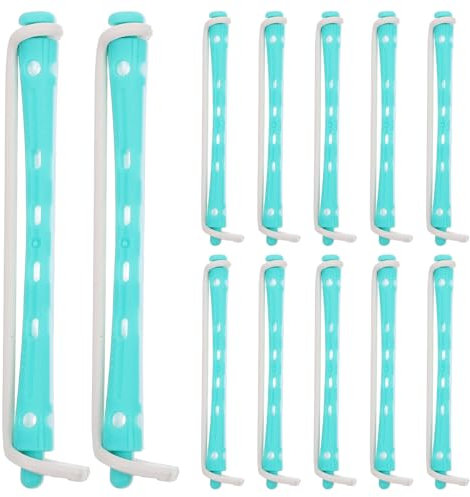 Healeved 12 Pezzi Bigodini Piccoli Corti Lunghi Che Modellano lo Strumento i Bigodini dei Bastoncini per Permanente Per Boccoli Occoli Permanente Bigodino Lungo