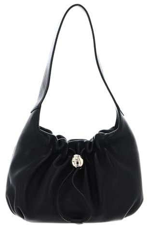 Furla Leder Schultertasche Handtasche Mionido Mini Shoulder Bag Nero schwarz
