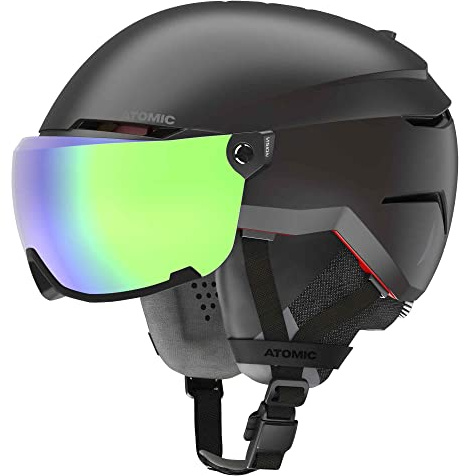 Atomic Savor Amid Visor HD - All Mountain Visier Skihelm, Größe:59-63 cm, Helmfarbe:Grey .6544